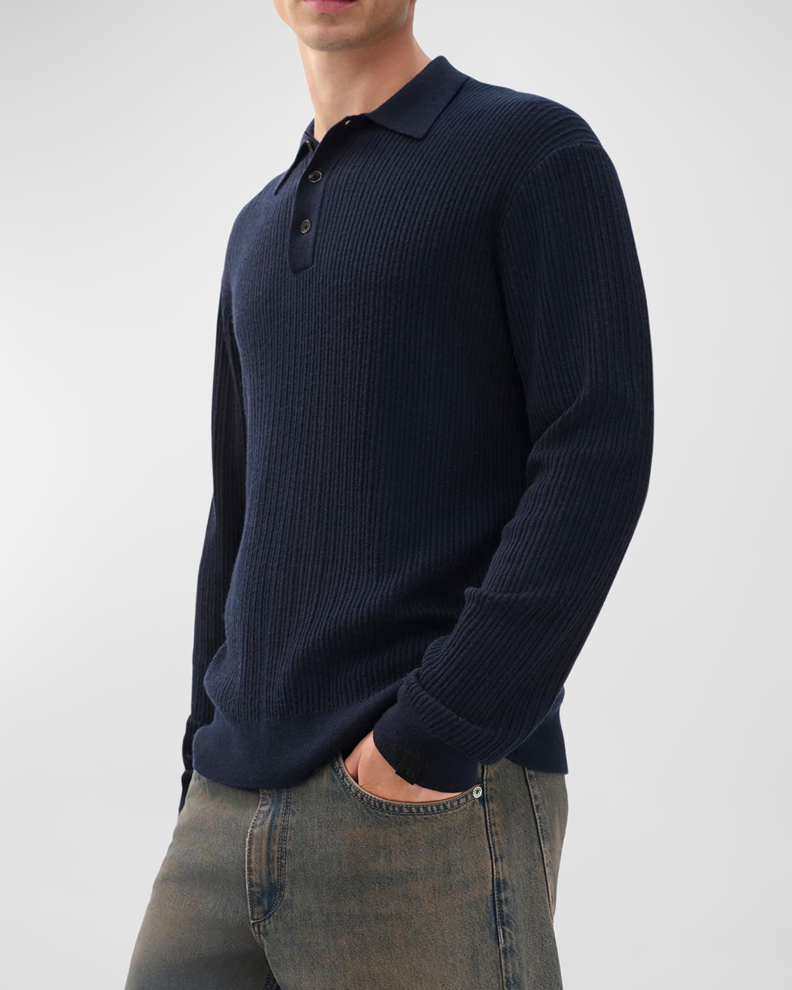 Italian Mohair V-Neck Sweater Product Image