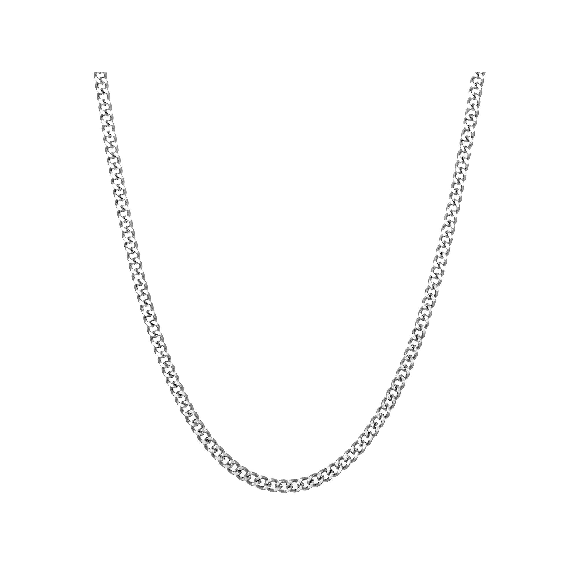 Men's LYNX Stainless Steel Curb Chain Necklace, Size: 24" Product Image