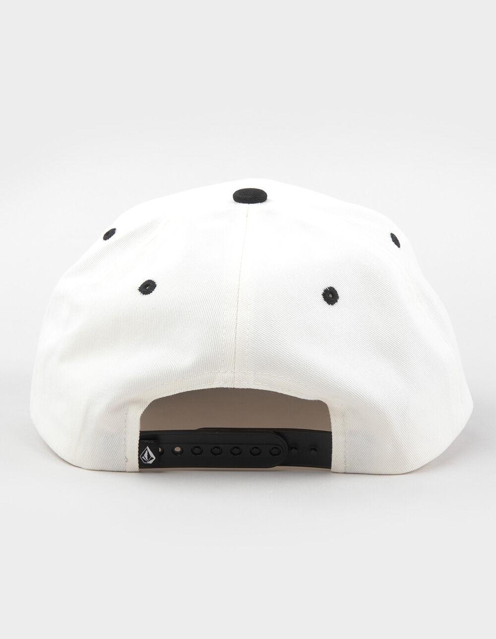 VOLCOM Good And Evil Snapback Hat - WHITE COMBO Product Image