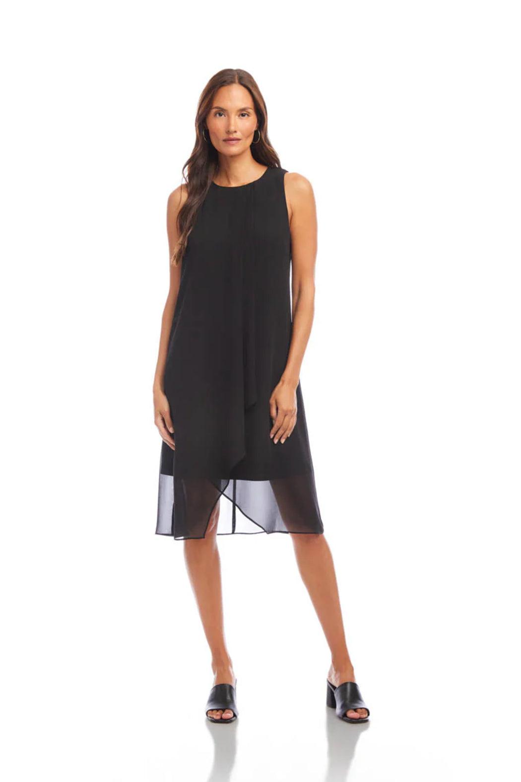 Draped Crossover Dress Product Image