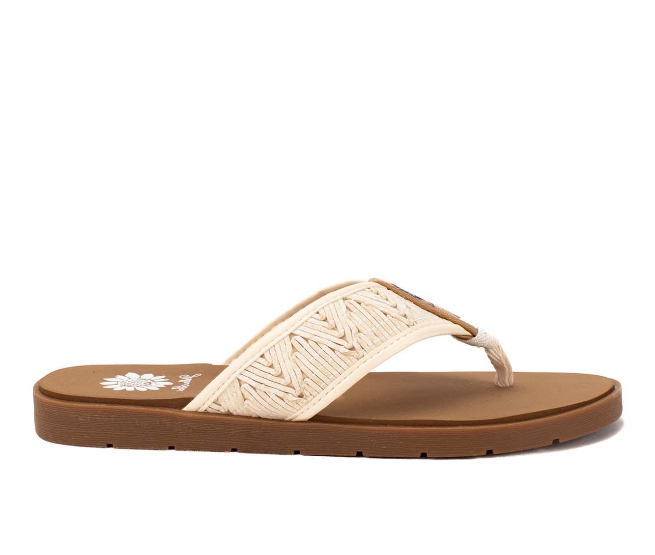 Women's Yellow Box Fellow Flip-Flops Product Image