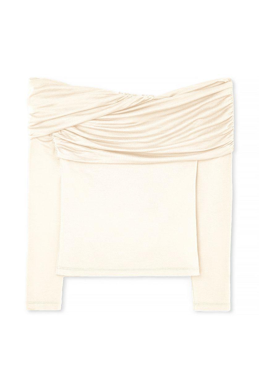 Soft Line Off Shoulder Draped Top Product Image