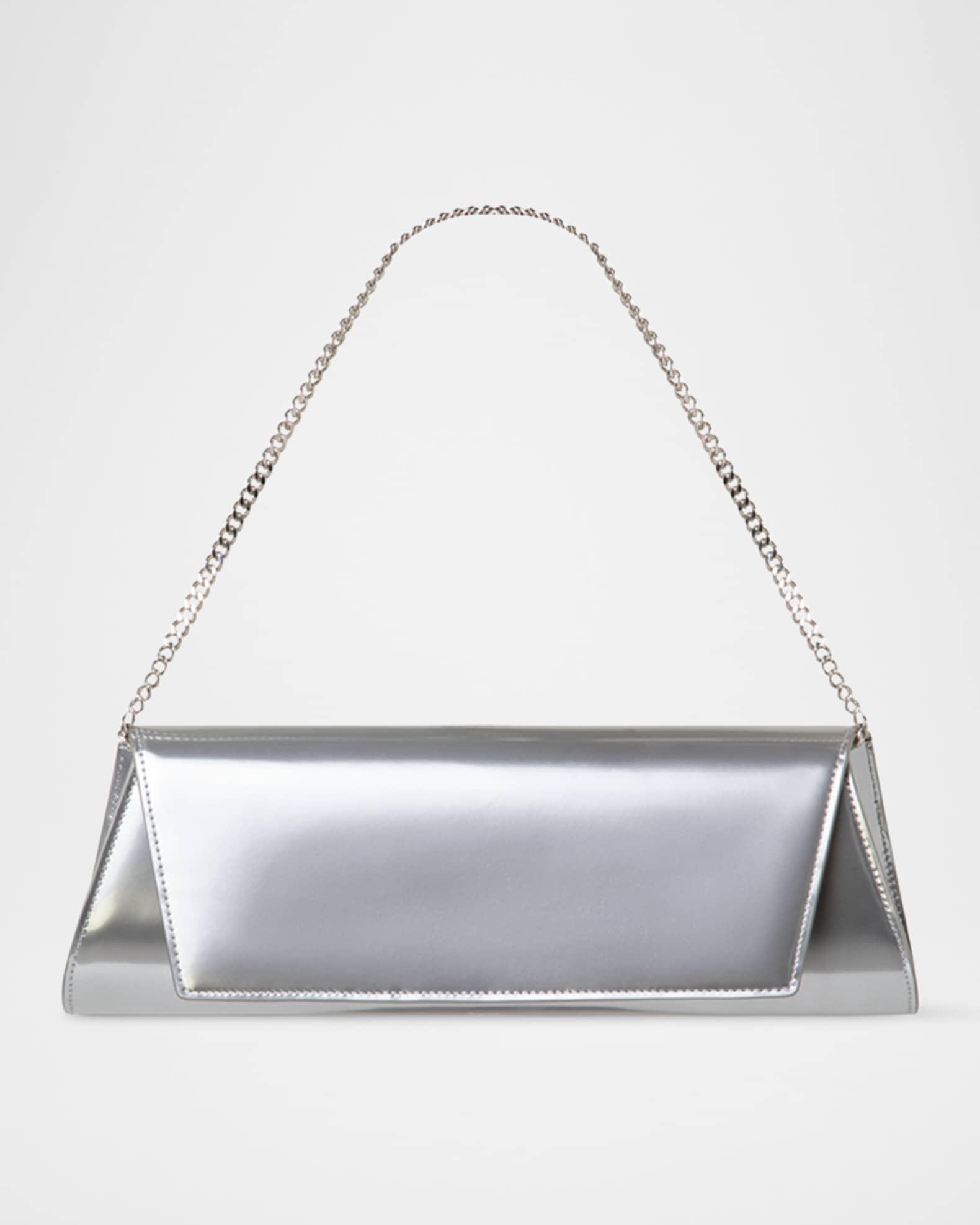 Anouk Small Metallic Leather Clutch Bag Product Image