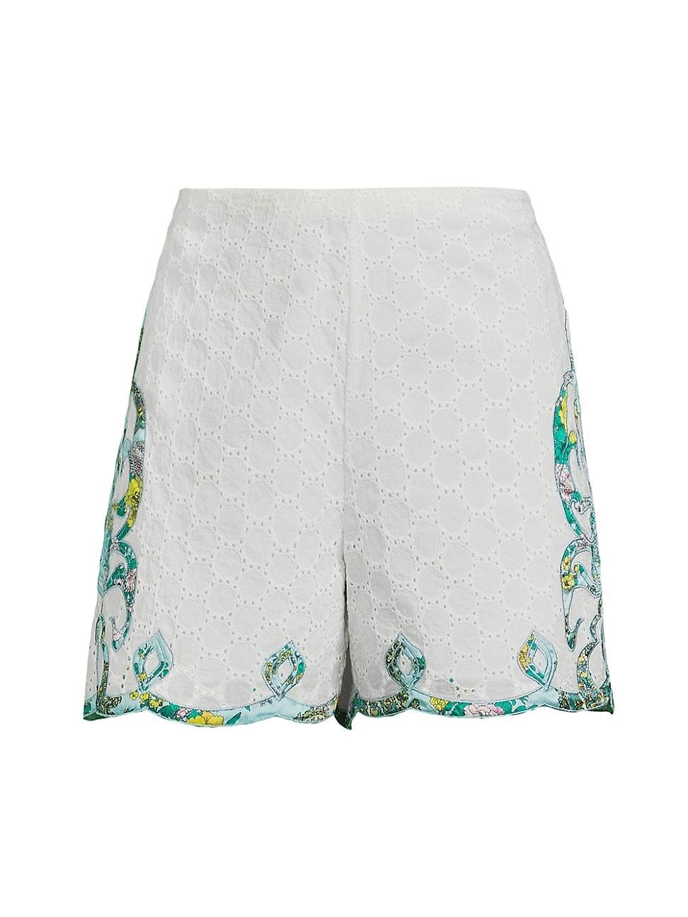 Womens Kimberly Eyelet Shorts Product Image