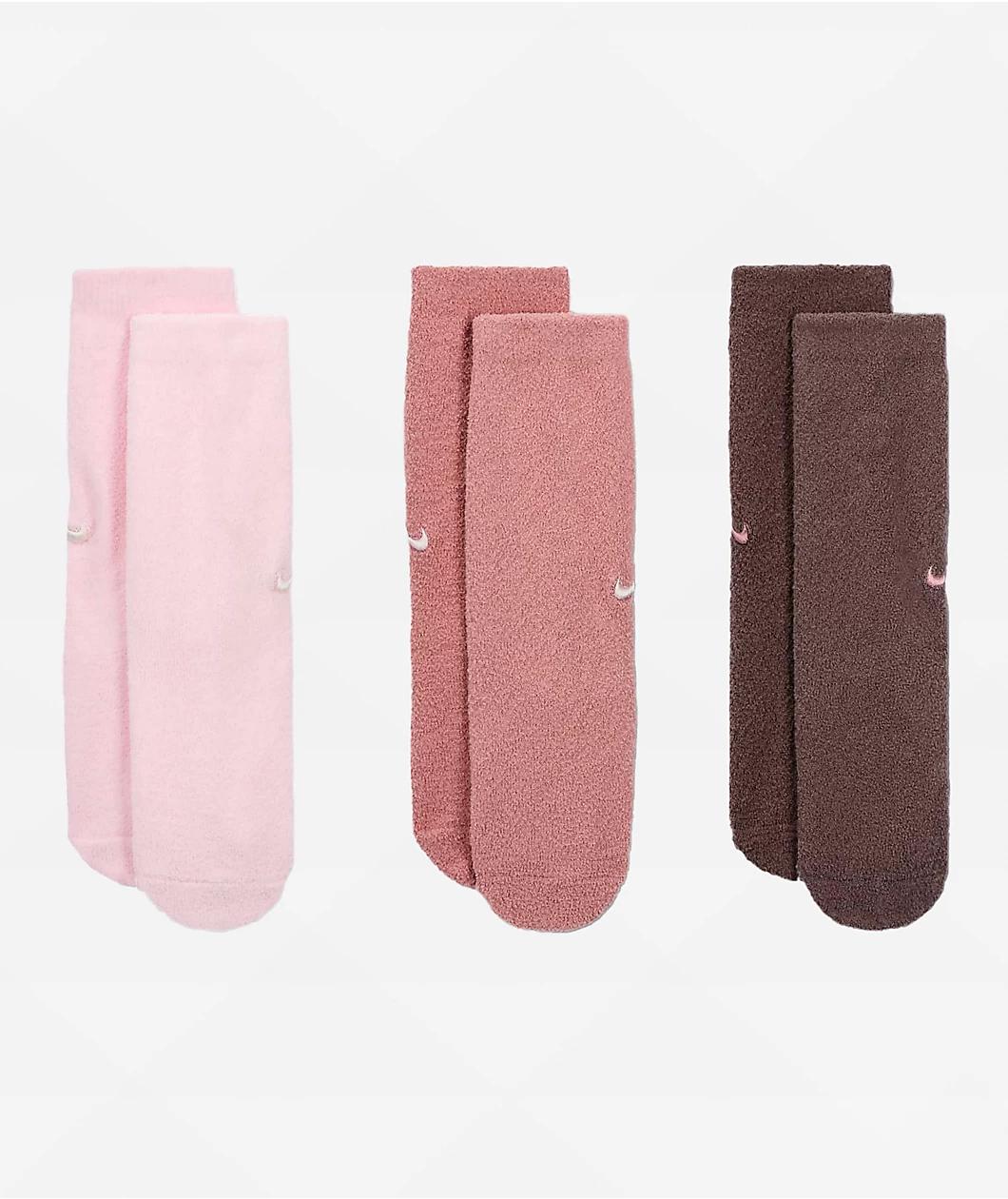 Nike Everyday Plus Cushioned Pink Mix 6-Pack Ankle Socks Product Image
