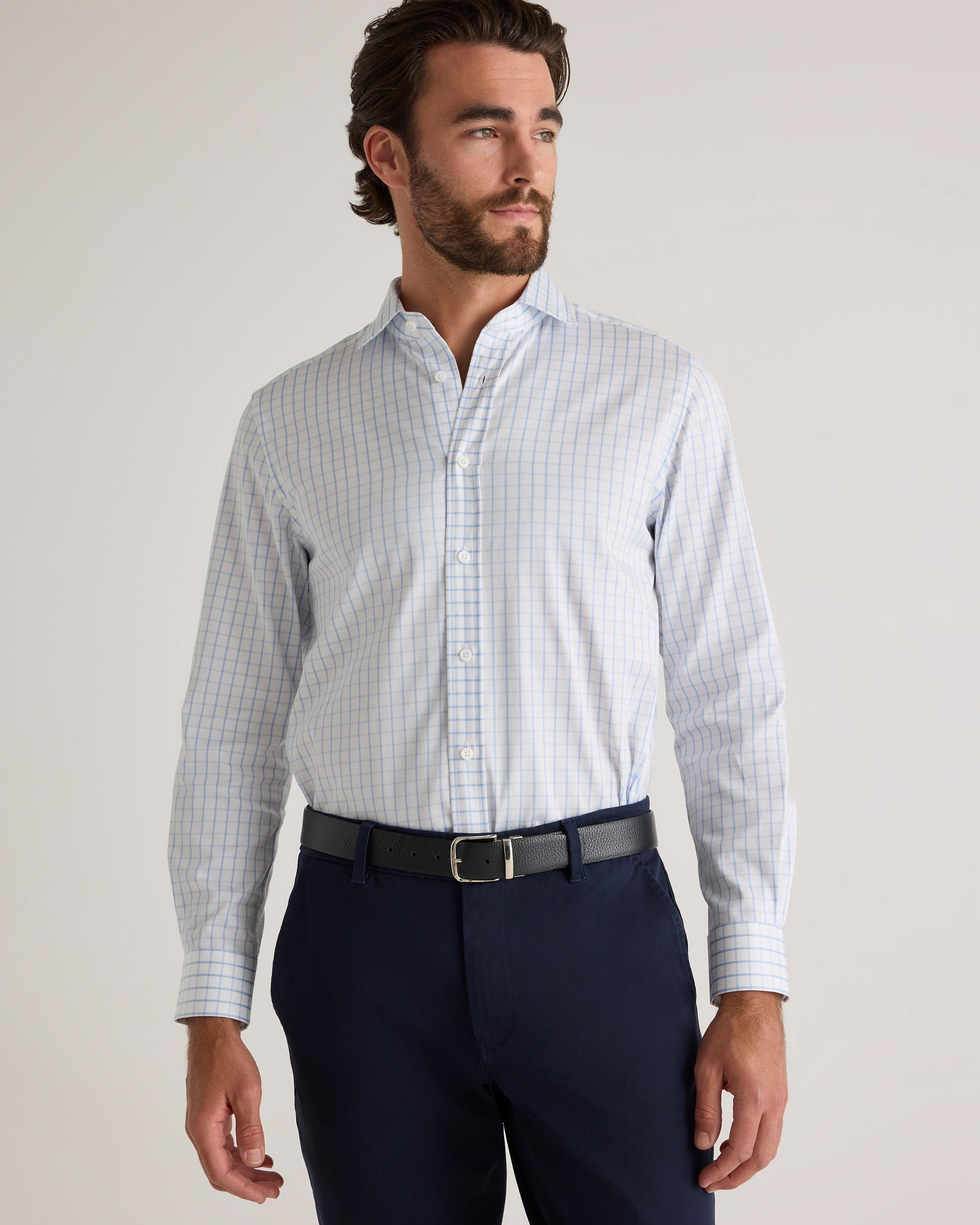 Quince | Men's Stretch Twill Dress Shirt Organic Cotton Product Image