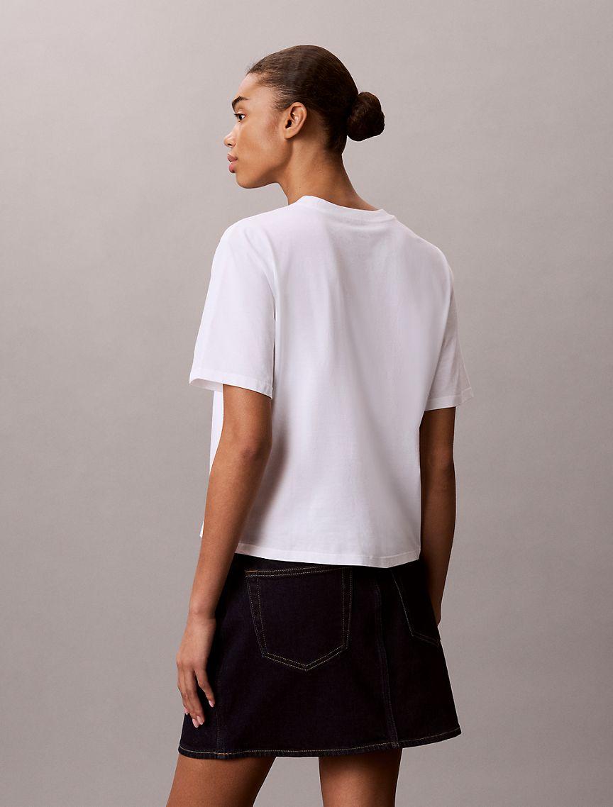 Cursive Calvin Klein Graphic Boxy Tee Product Image