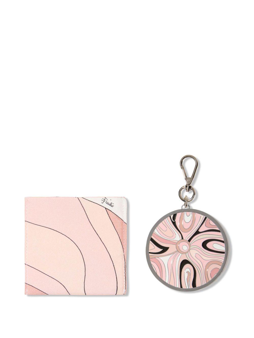 Marmo-print mirror charm Product Image