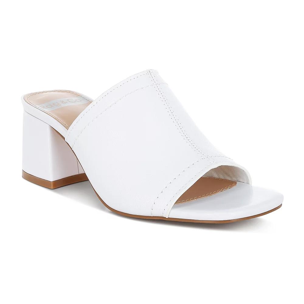 Rag & Co Wuling Women's Sandals, Size: 6.5, White Product Image