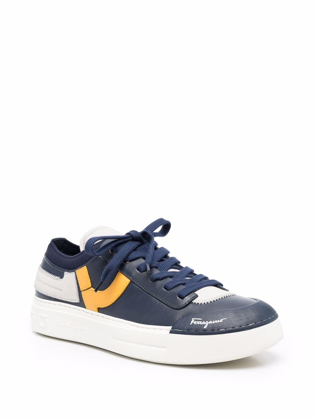 logo-print lace-up sneakers Product Image