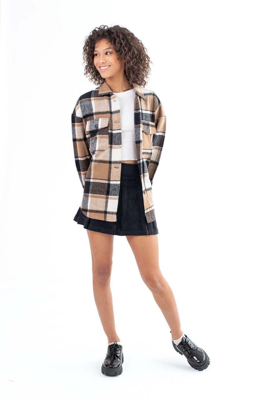 White Double Ribbed Long Sleeve Crop Top Product Image