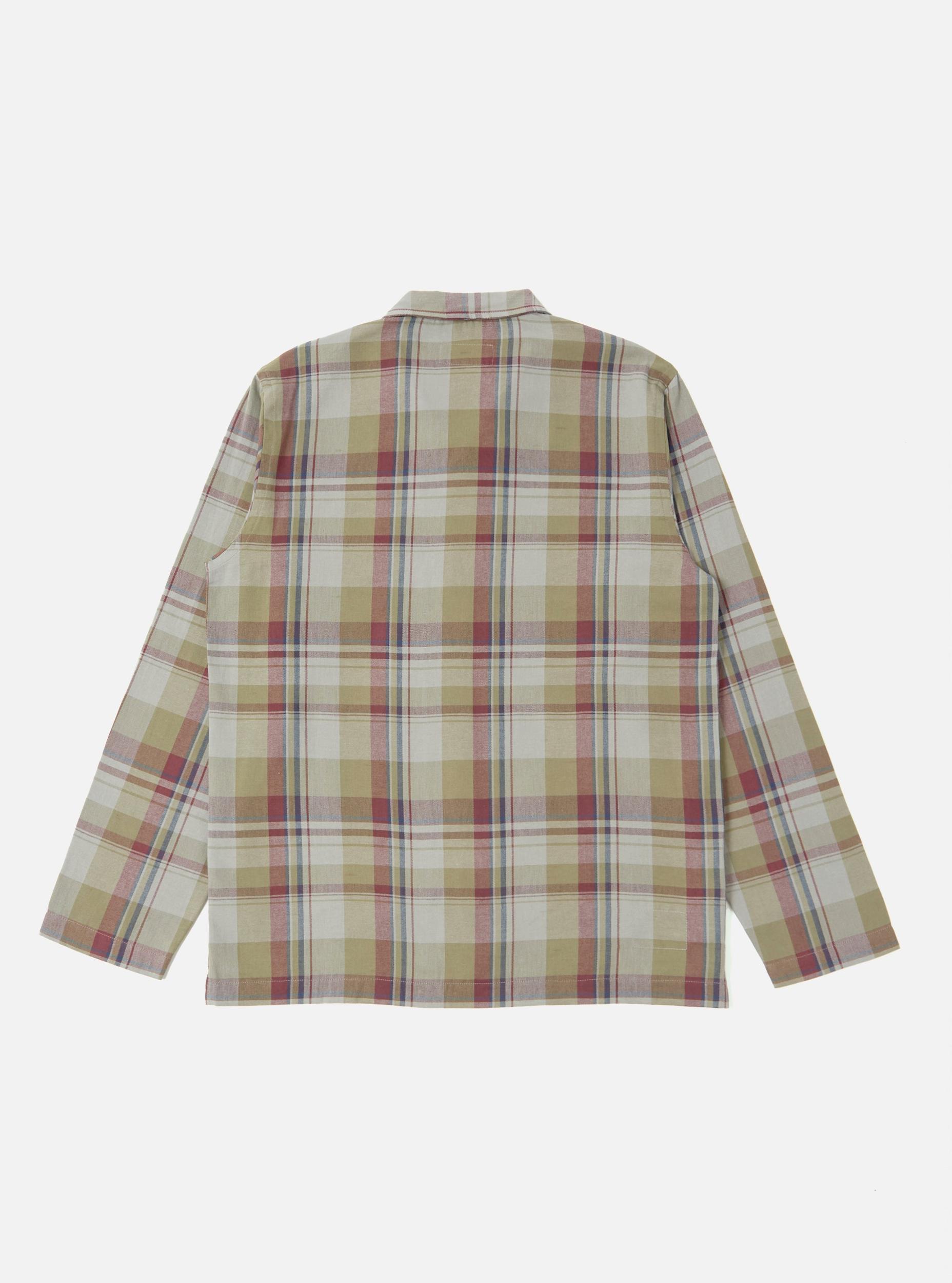 Green Kip Check Long Pyjama Set Product Image