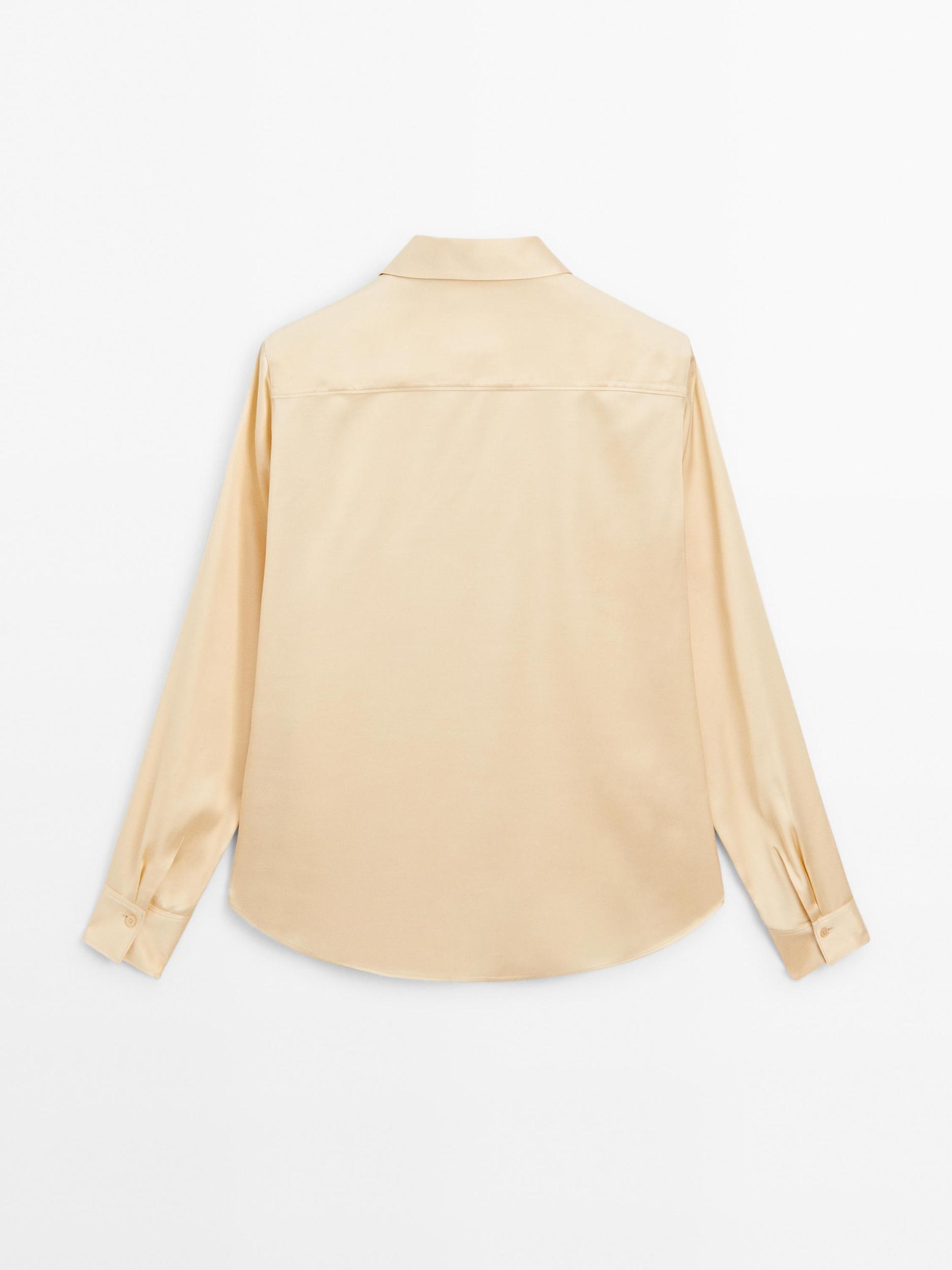 Flowing satin shirt Product Image