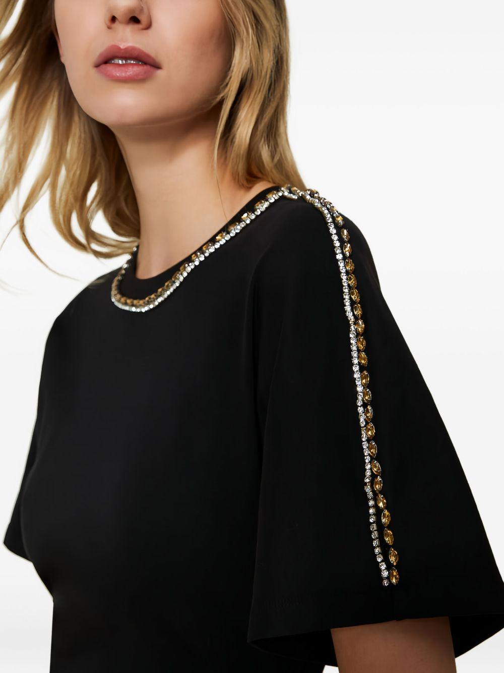 rhinestone-embellished midi dress Product Image