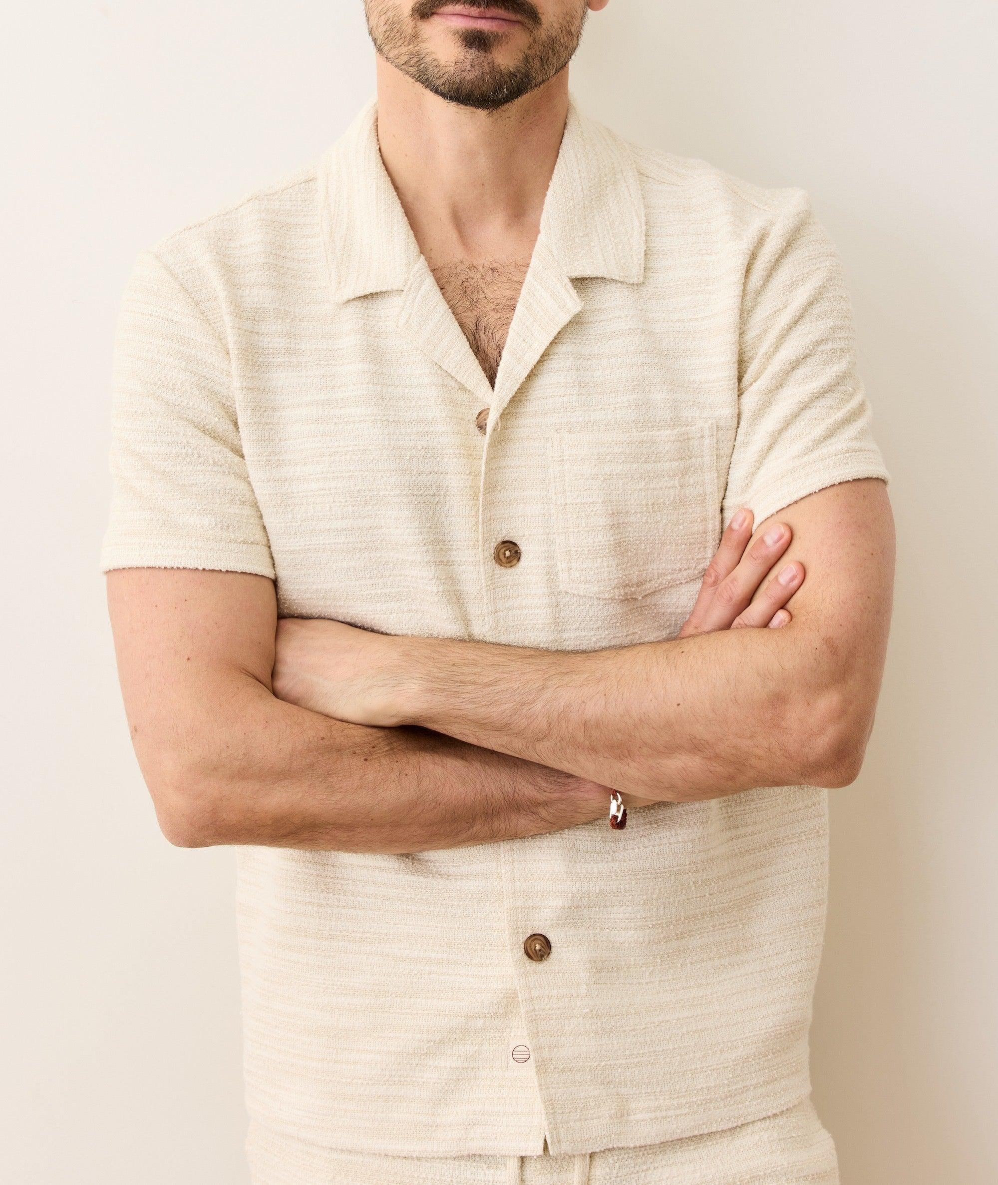 Cam Jacquard Resort Shirt Product Image