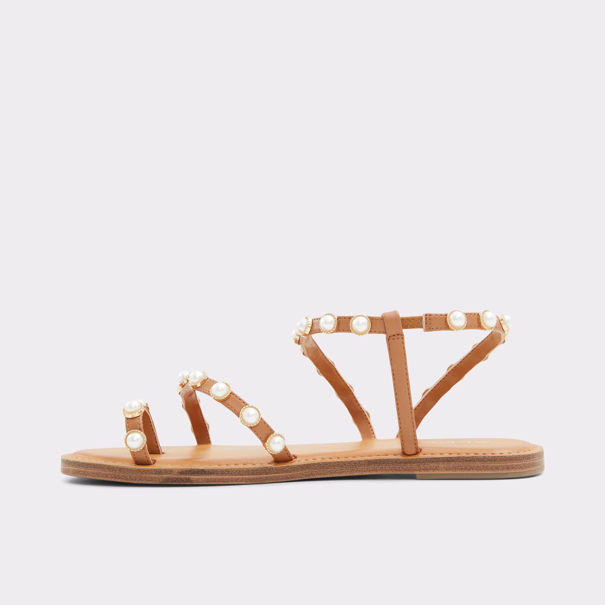 Coreydale Medium Brown Women's Flat Sandals | ALDO US Product Image