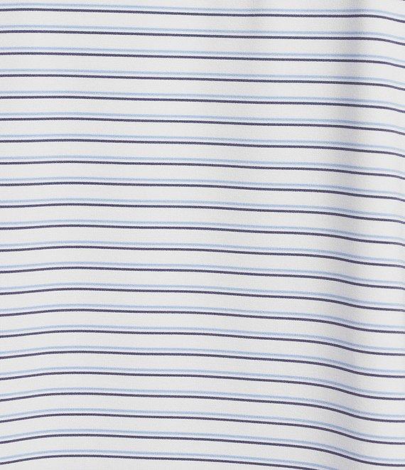 Cremieux Blue Label Performance Stretch Striped Short Sleeve Polo Shirt Product Image