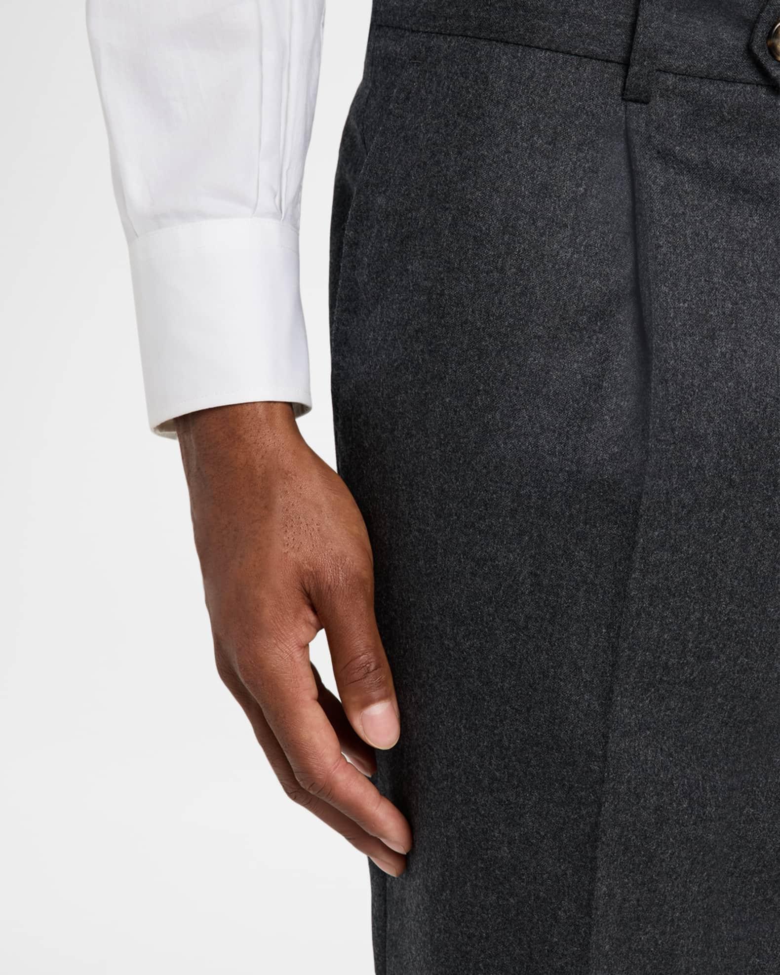 Men's Wool Flannel Two-Piece Suit Product Image