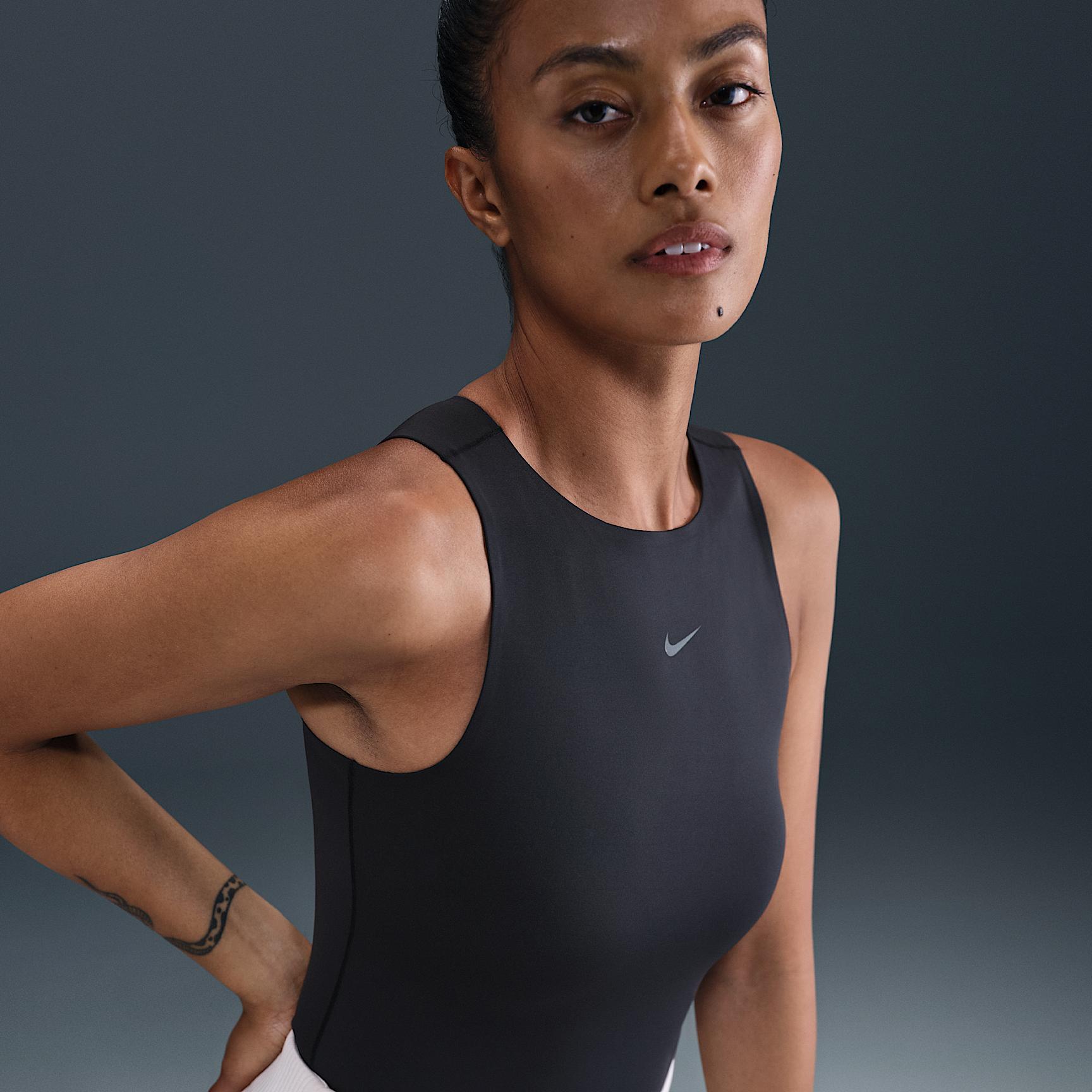 Nike Womens Form Tank Top Bodysuit | HQ7006-011 Product Image