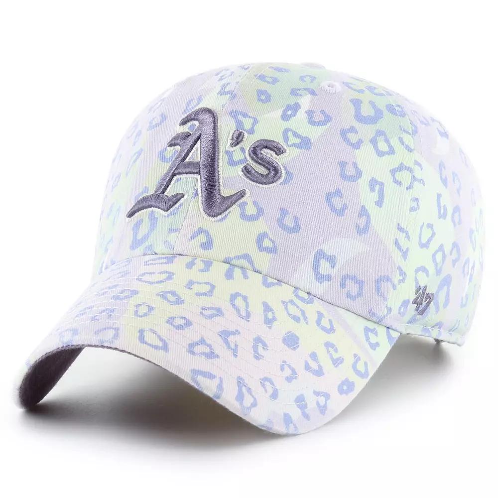 Women's '47 Purple Oakland Athletics Cosmic Clean Up Adjustable Hat Product Image