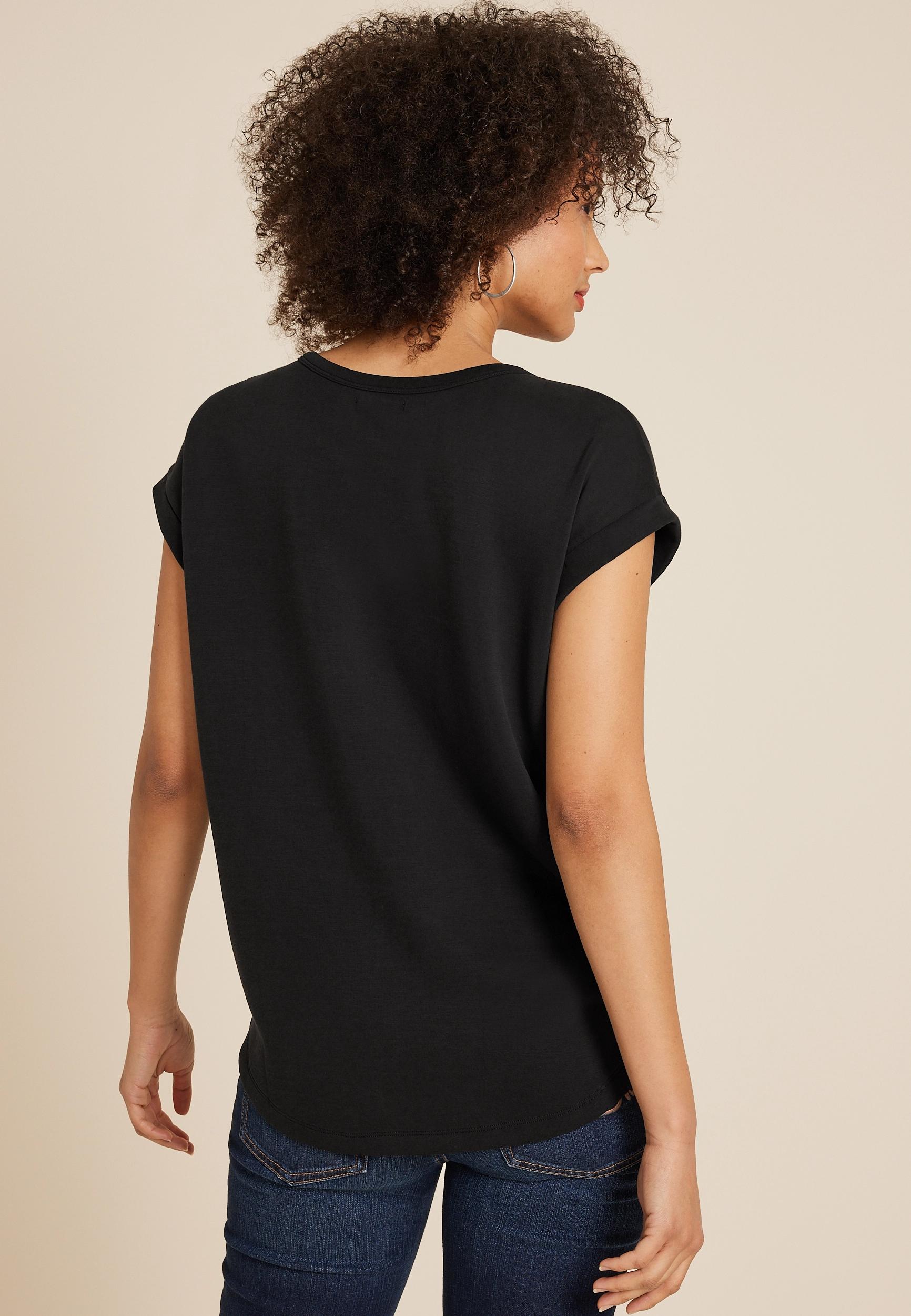 Cloud Scuba Knit Crew Neck Tee Product Image