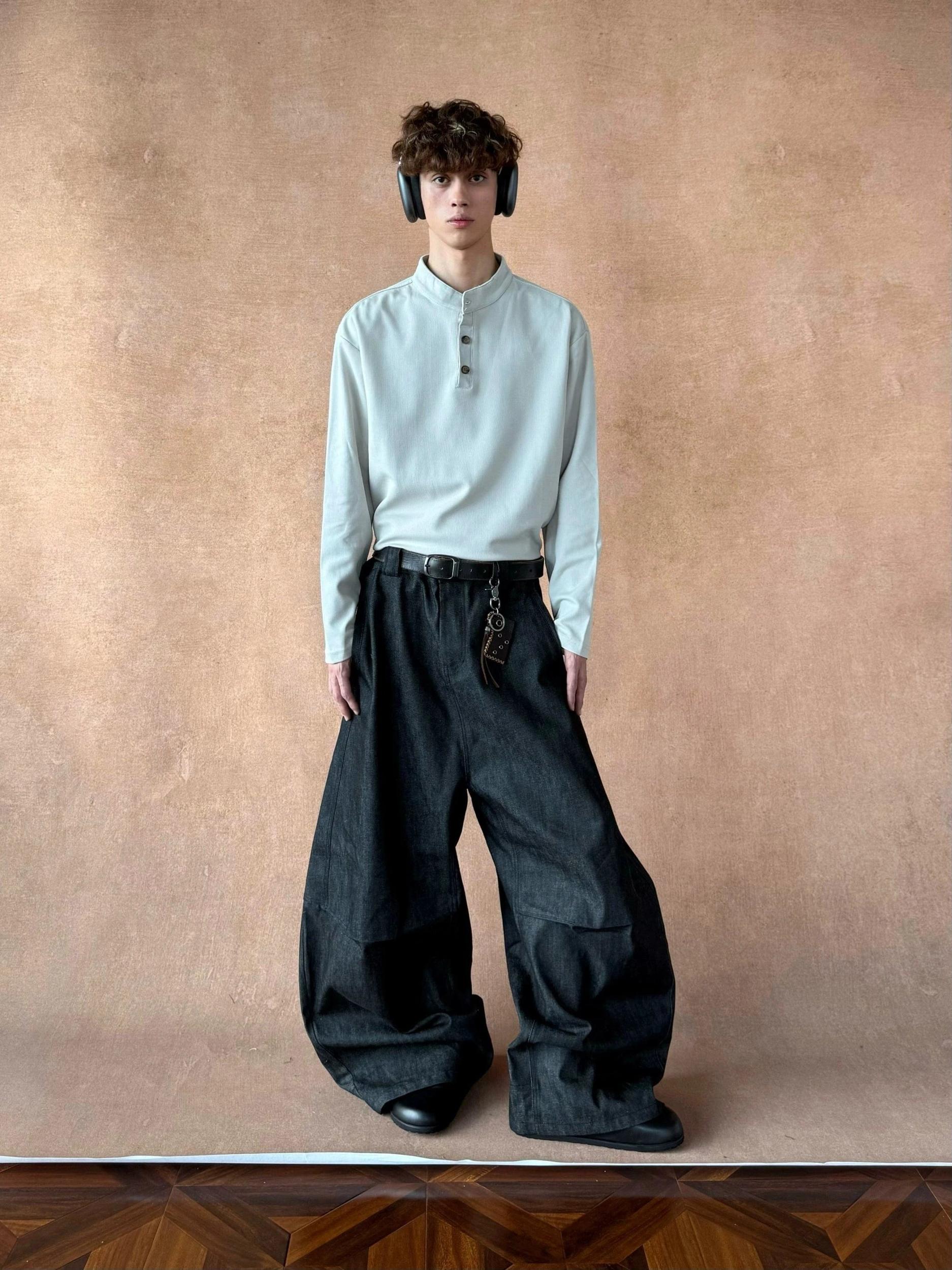 RT No. 18721 BUTTON COLLAR LONGSLEEVE Product Image