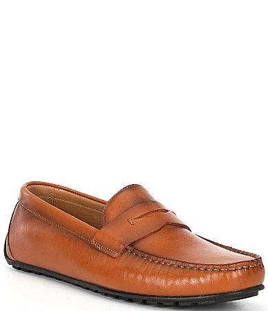 Flag LTD. Mens Mario Leather Driver Penny Loafers Product Image
