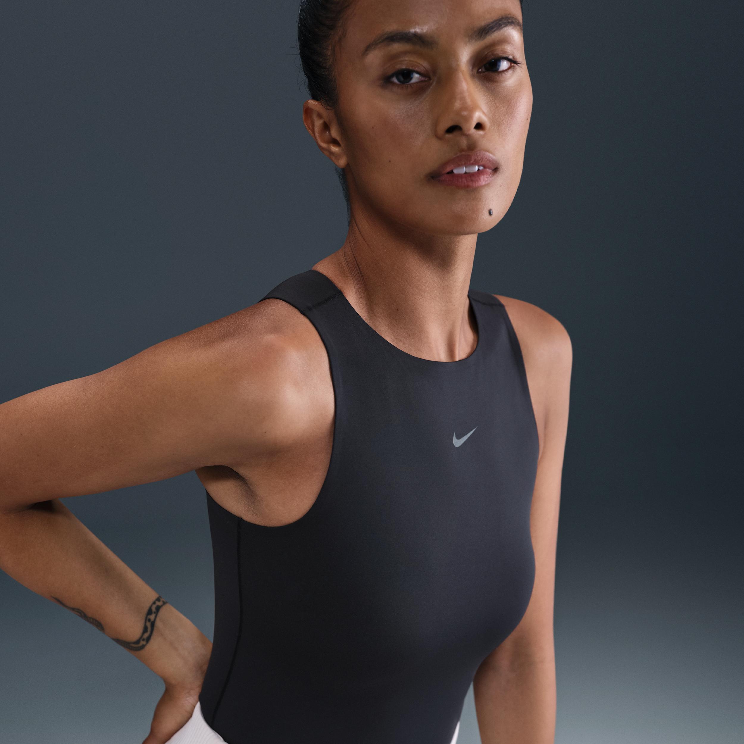 Nike Womens Form Tank Top Bodysuit | HQ7006-011 Product Image