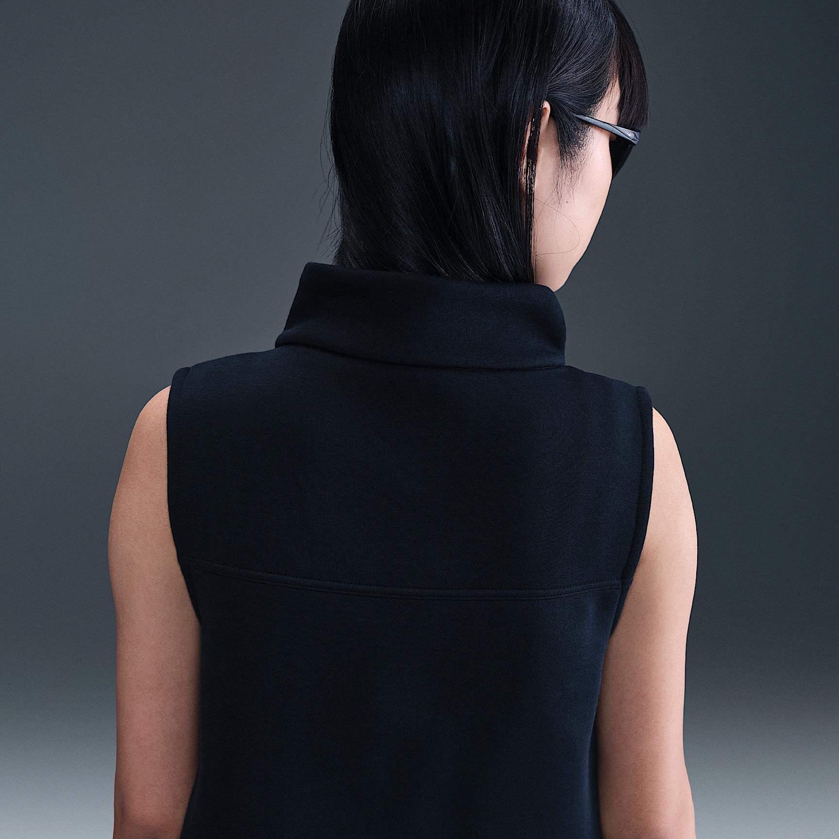 Womens Nike Sportswear Tech Fleece Full-Zip Vest | HJ1378-010 Product Image