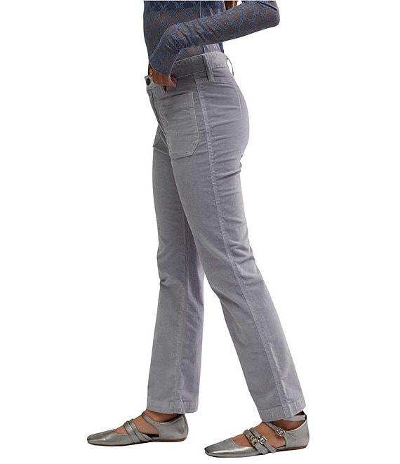 Free People High Time Kick Flare Mid Rise Slim Fit Pant Product Image