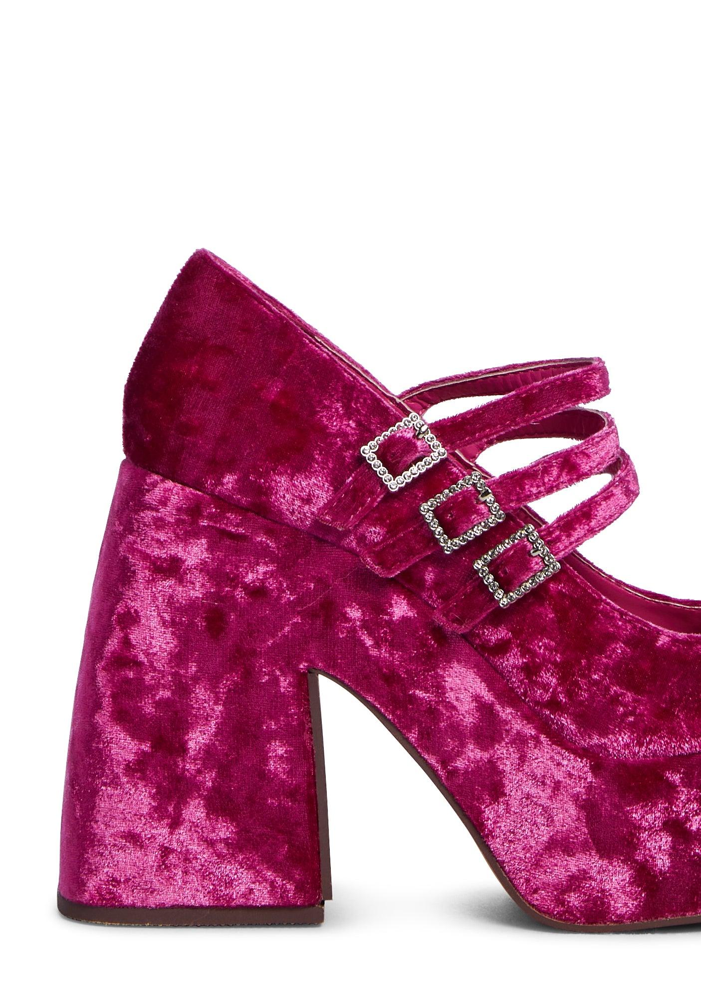 Charismatic Queen Platform Heels - Pink Product Image