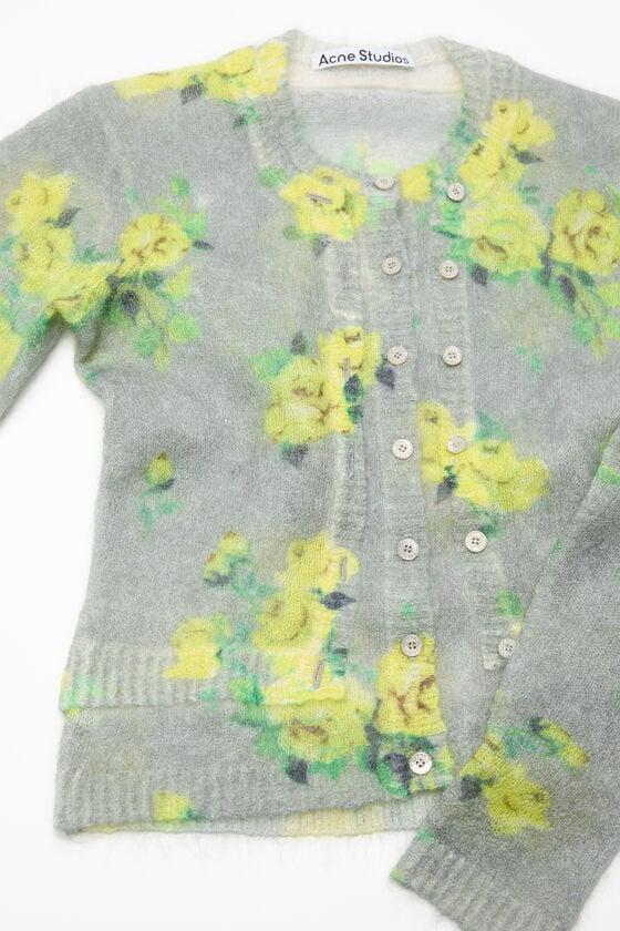 Layered mohair cardigan Product Image