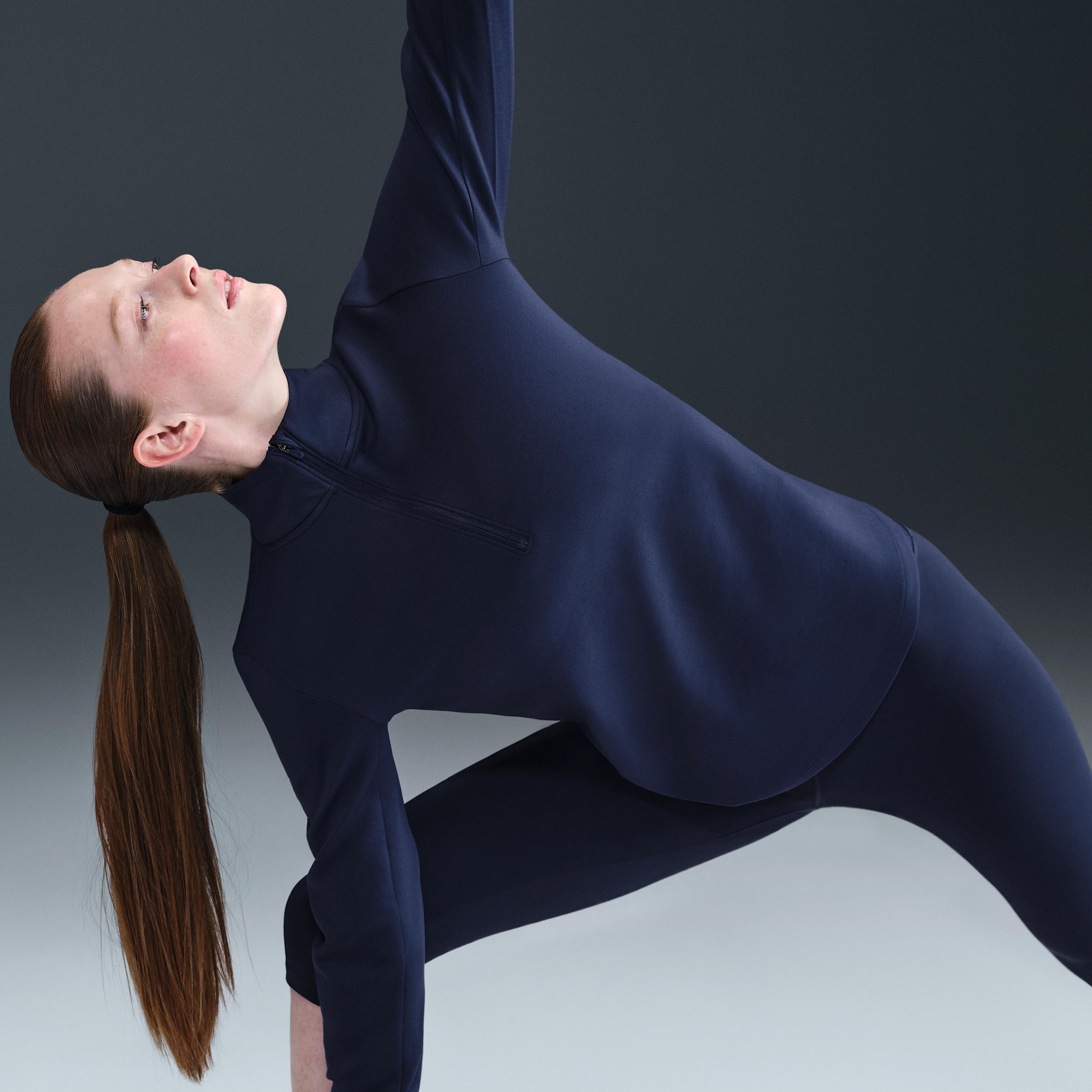 Nike Women's One Therma-FIT 1/2-Zip Mid Layer Product Image