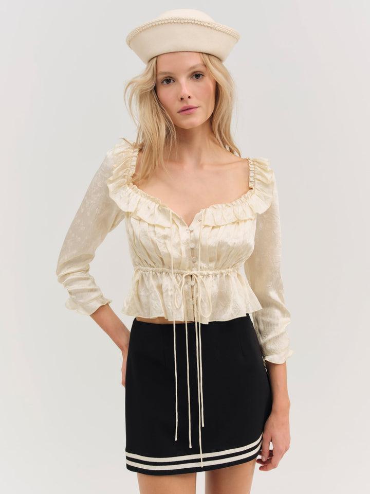 Clarissa Top — Cream Product Image