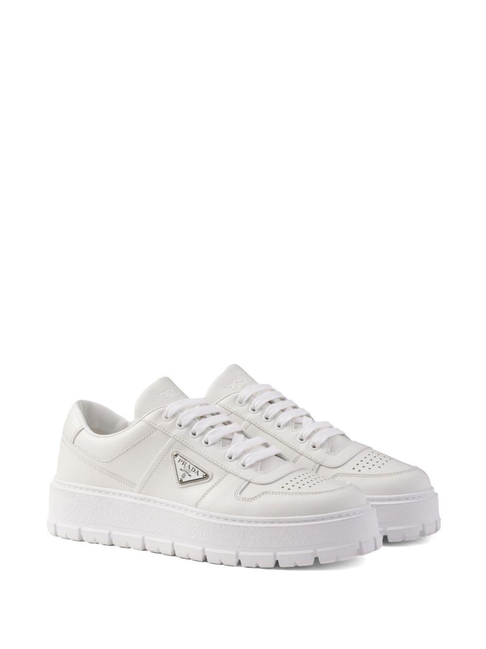 leather sneakers  Product Image