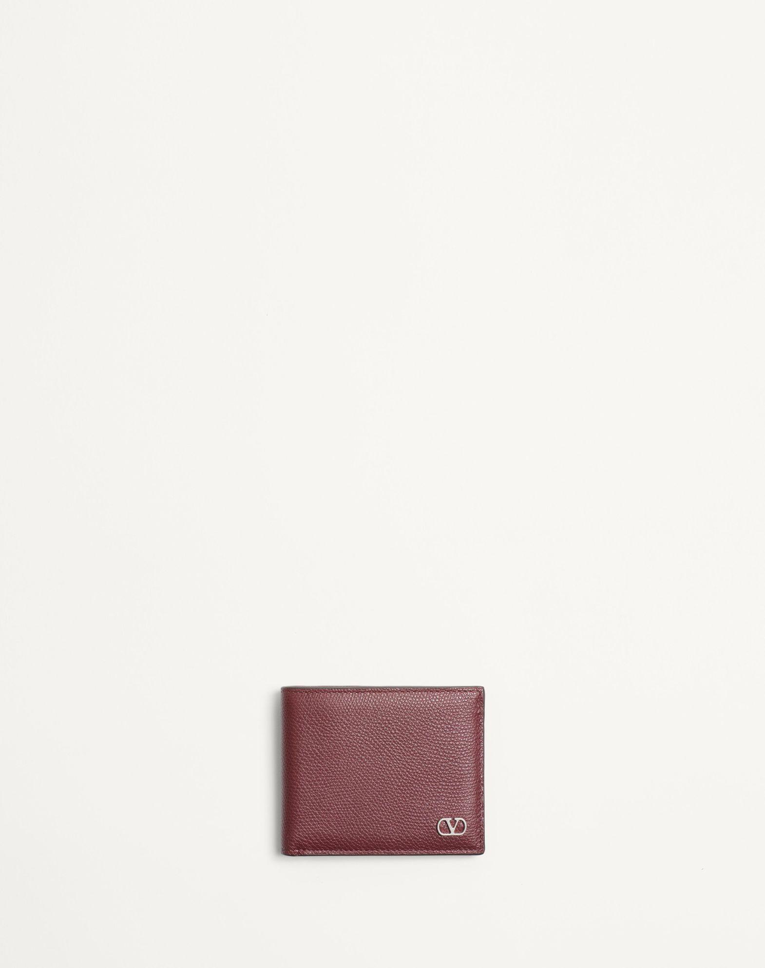 Valentino Garavani Vlogo Signature Grainy Calfskin Wallet  Product Image