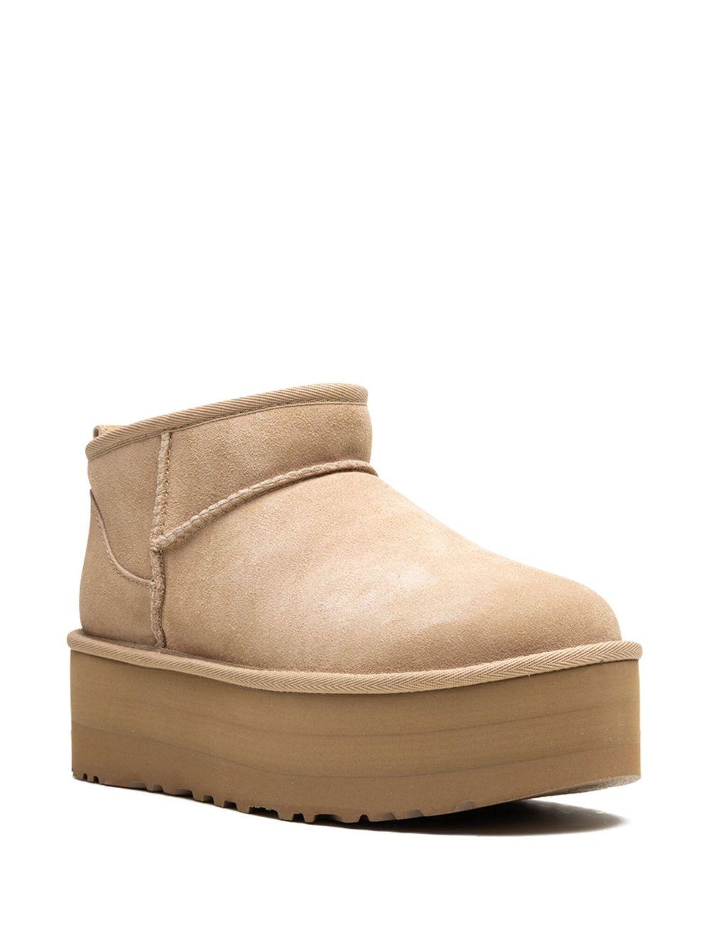 Classic Ultra Mini Platform "Sand" boots Product Image