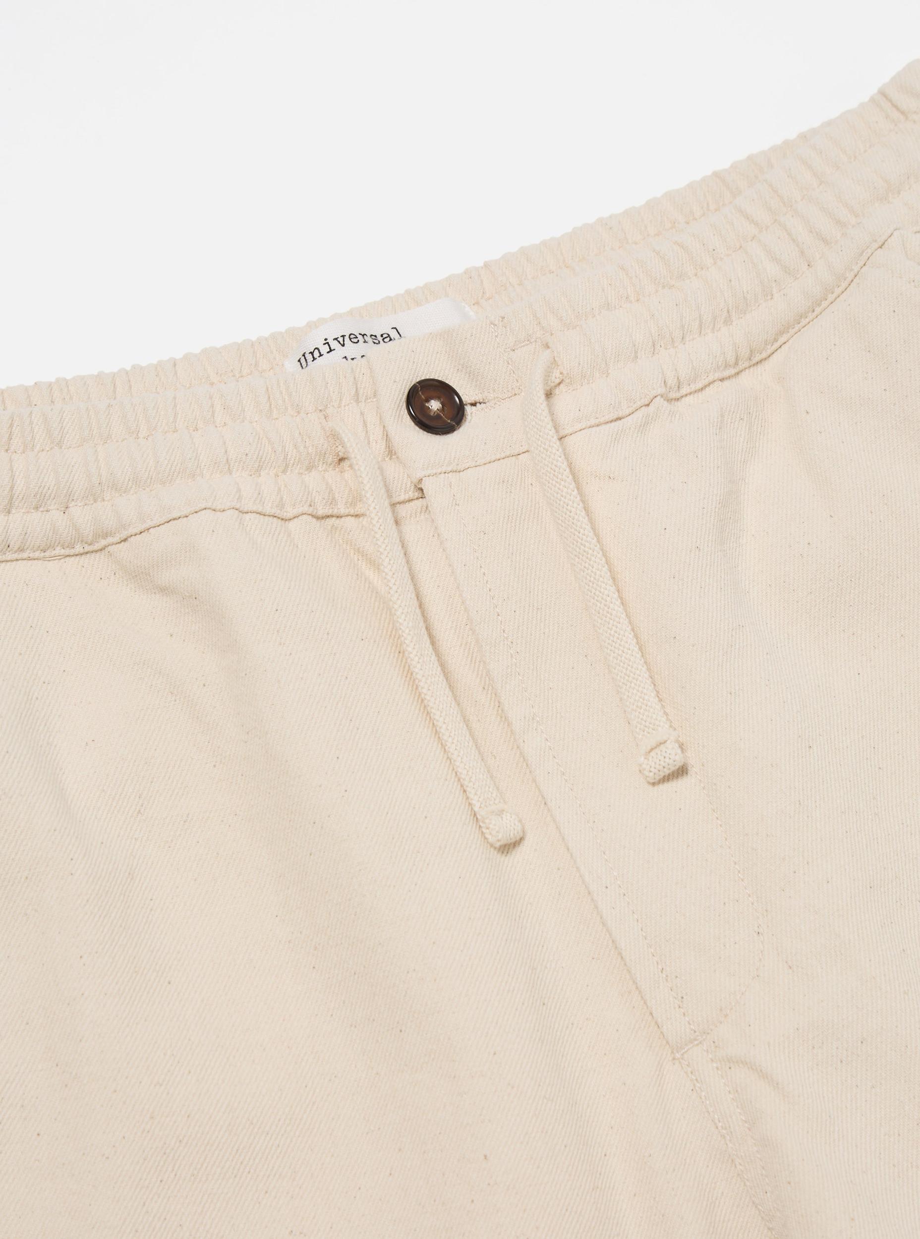 Ecru Recycled Cotton Hi Water Trouser Product Image