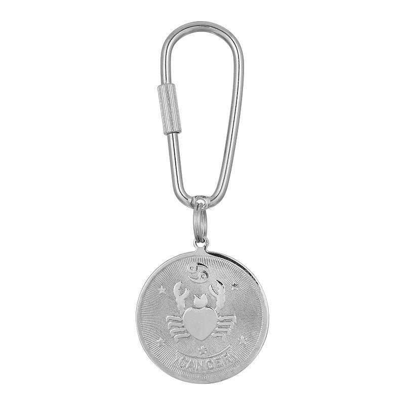 1928 Silver Tone Sagittarius Key Fob Product Image