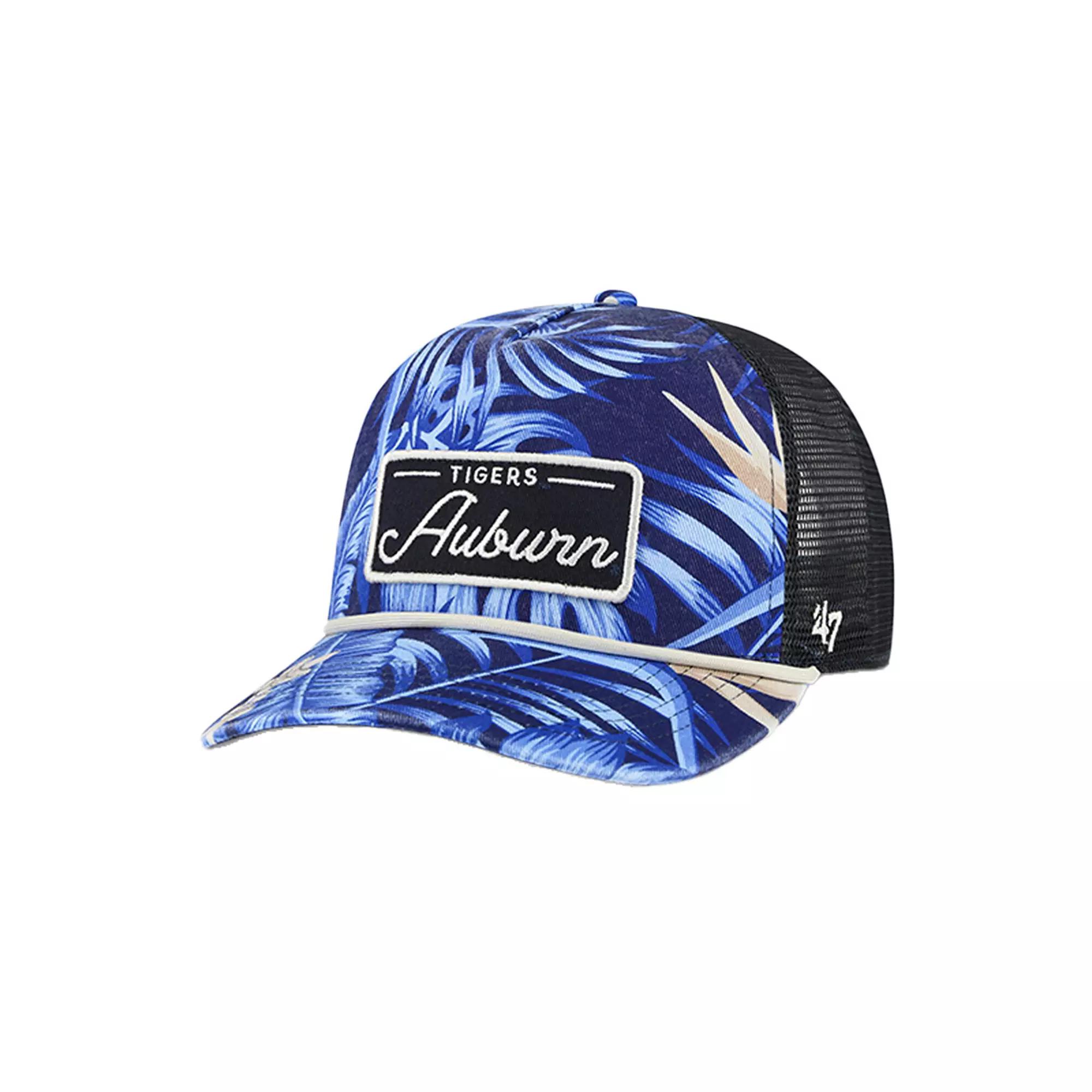 Men's '47 Navy Auburn Tigers Tropicalia Hitch Adjustable Hat, Blue Product Image