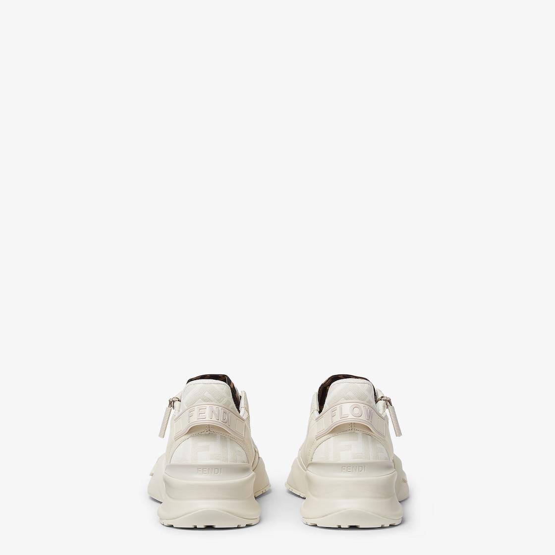 Fendi Flow SneakersWhite leather low-tops Product Image