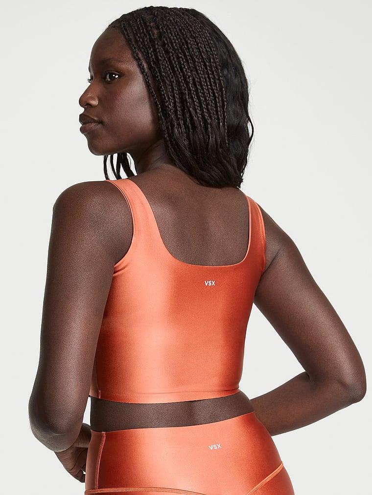 VSX GlossyTech™ Square-Neck Bra Top Product Image