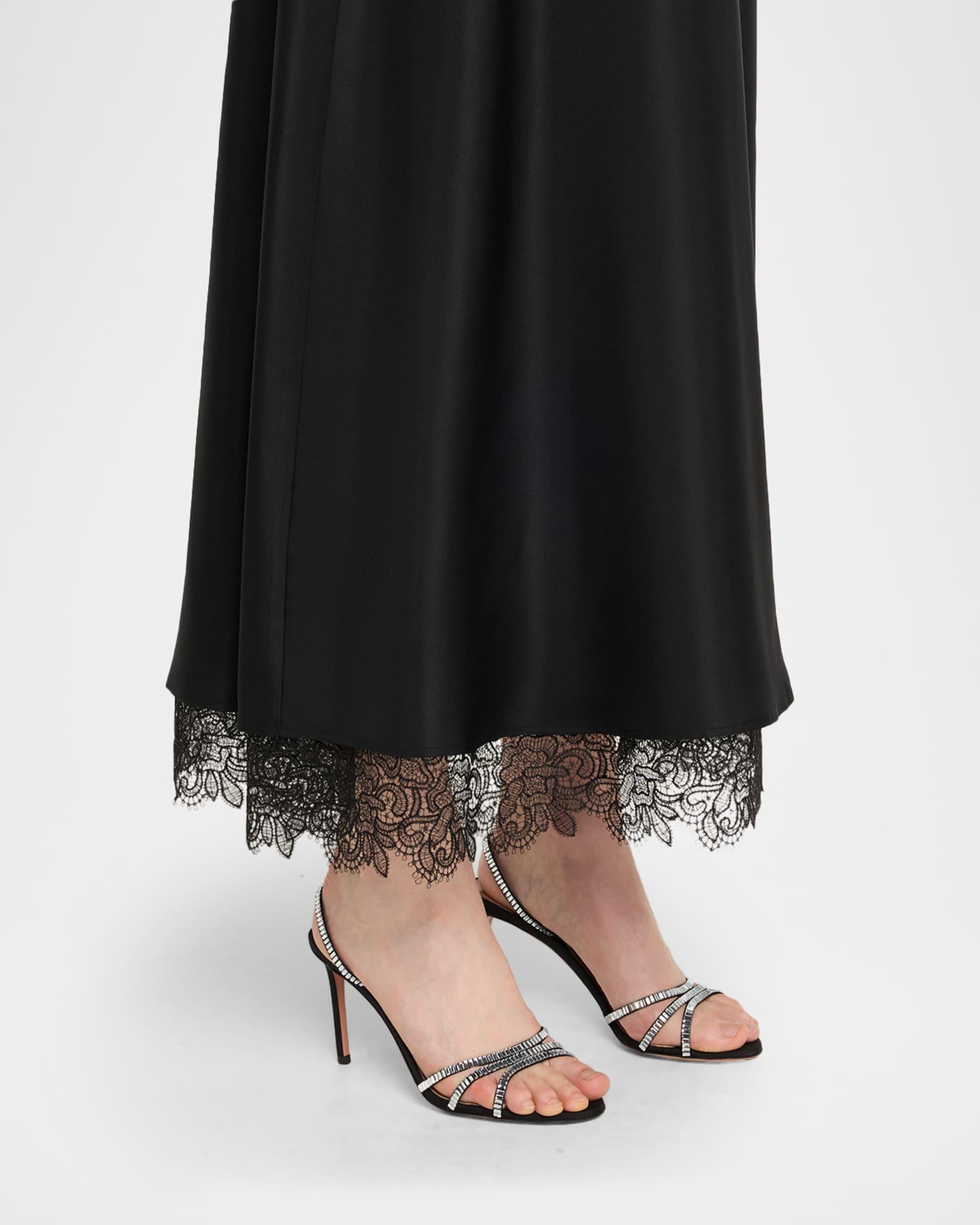 Memoire Crystal Grosgrain Halter Sandals Product Image