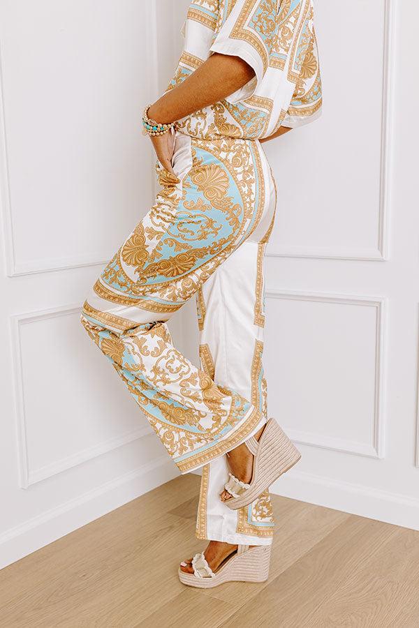 Retro Revival High Waist Satin Pants Product Image