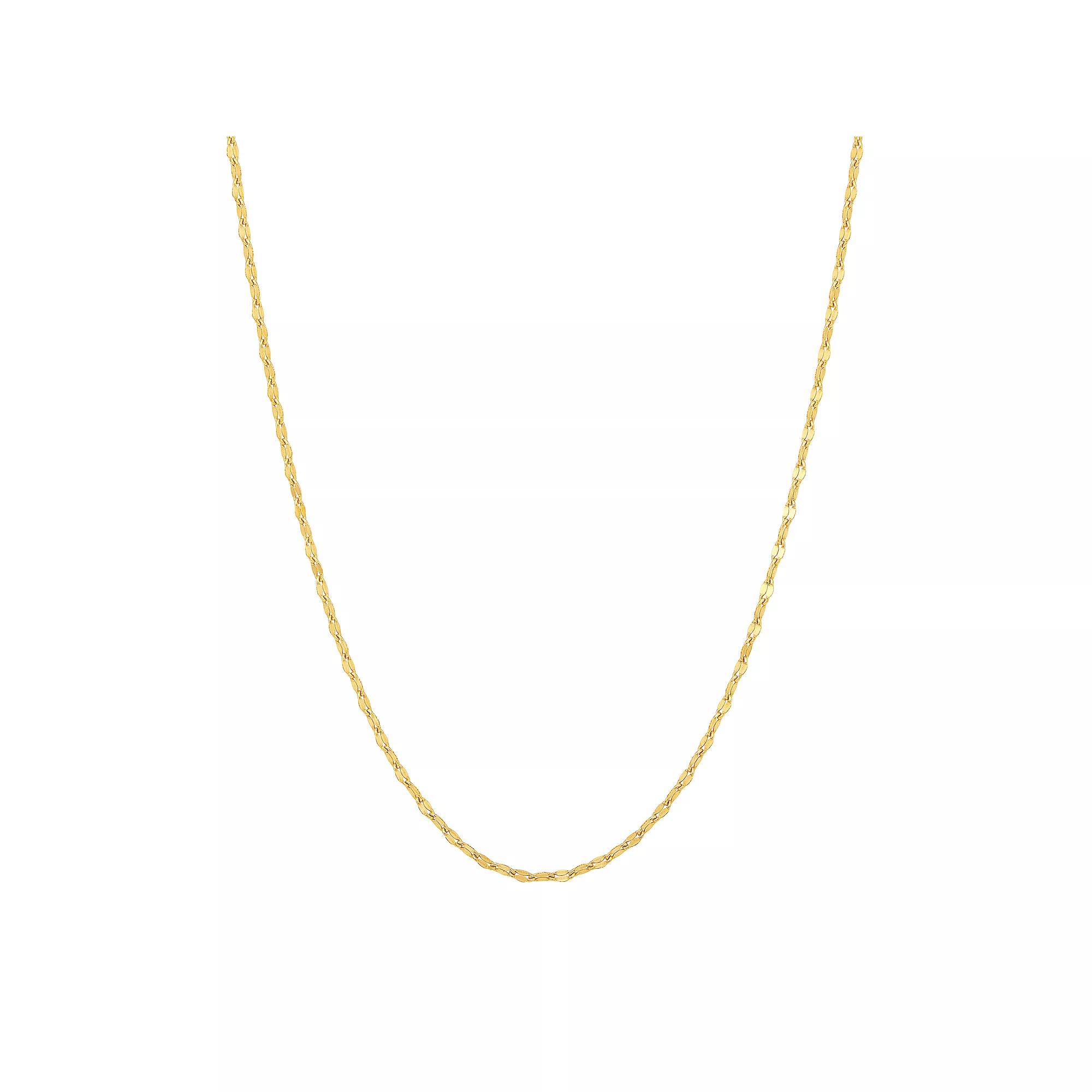 Everlasting Gold 10k Gold Anchor Chain Necklace, Women's, Size: 18" Product Image