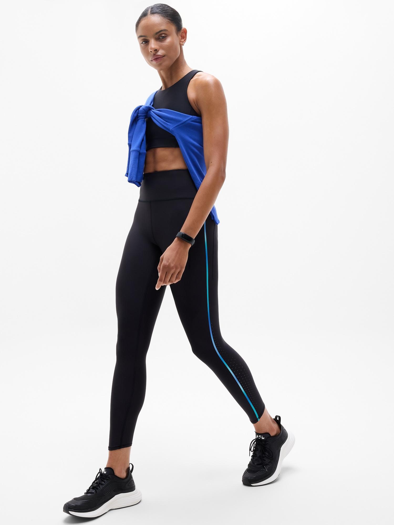 Pacesetter Ultra High Rise Ombre Tipped Lasercut 7/8 Legging Product Image
