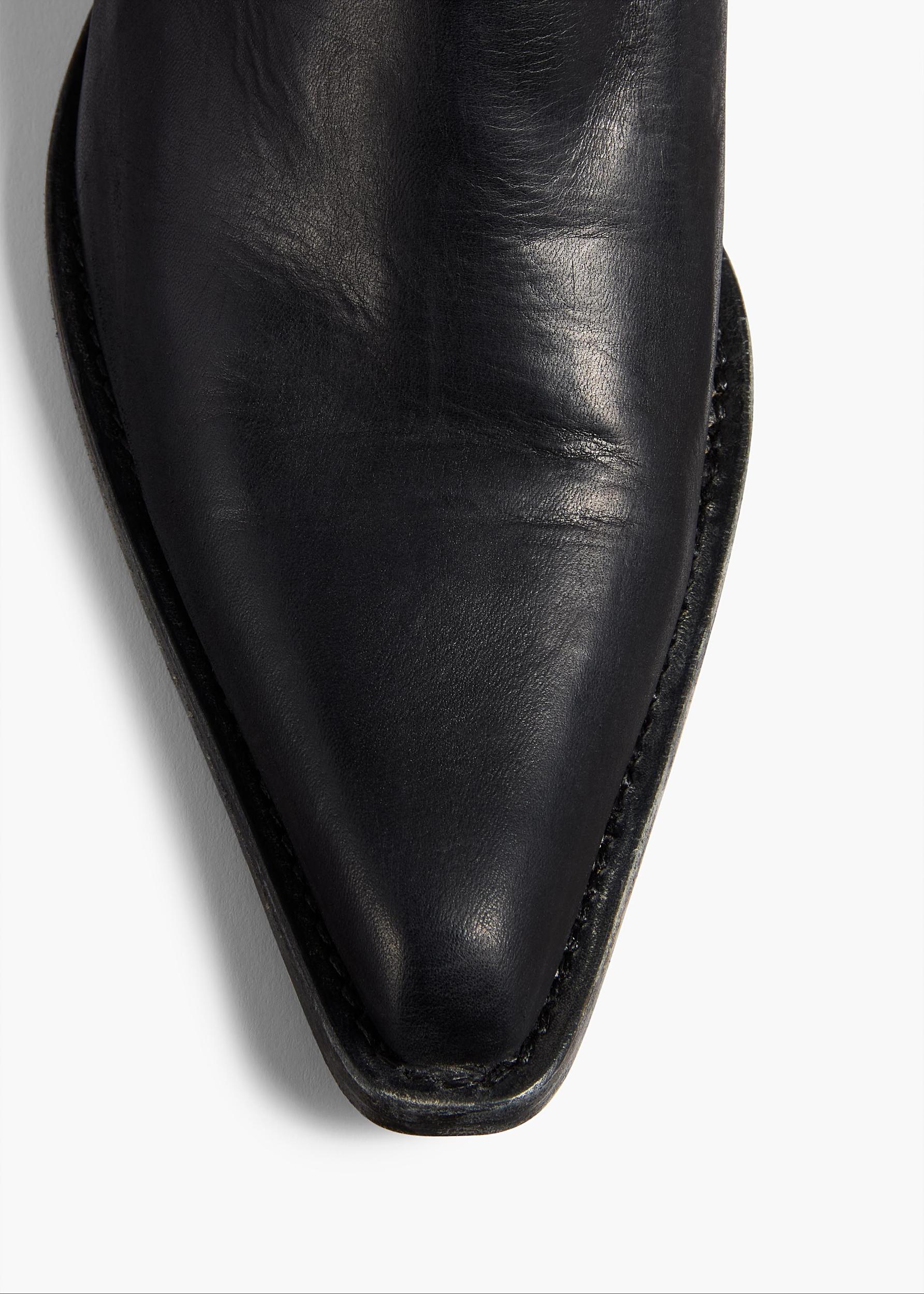 Clive Boot in Black Leather Product Image