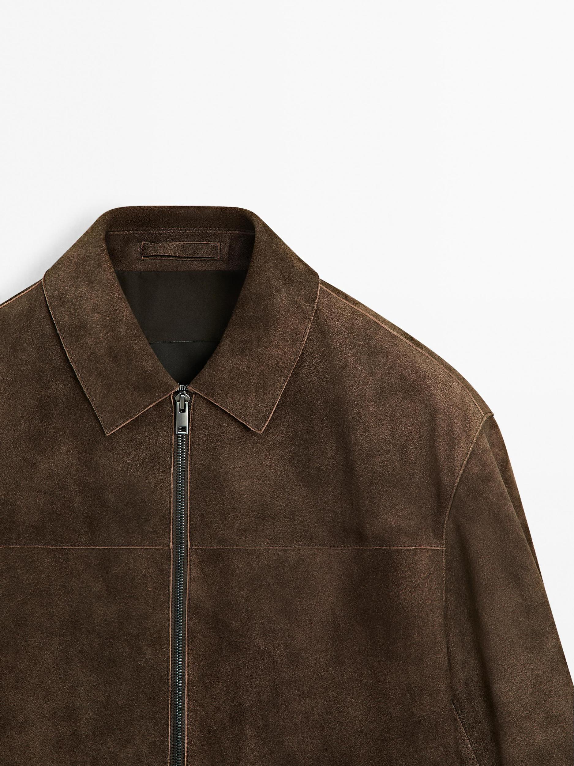 Suede goatskin jacket Product Image