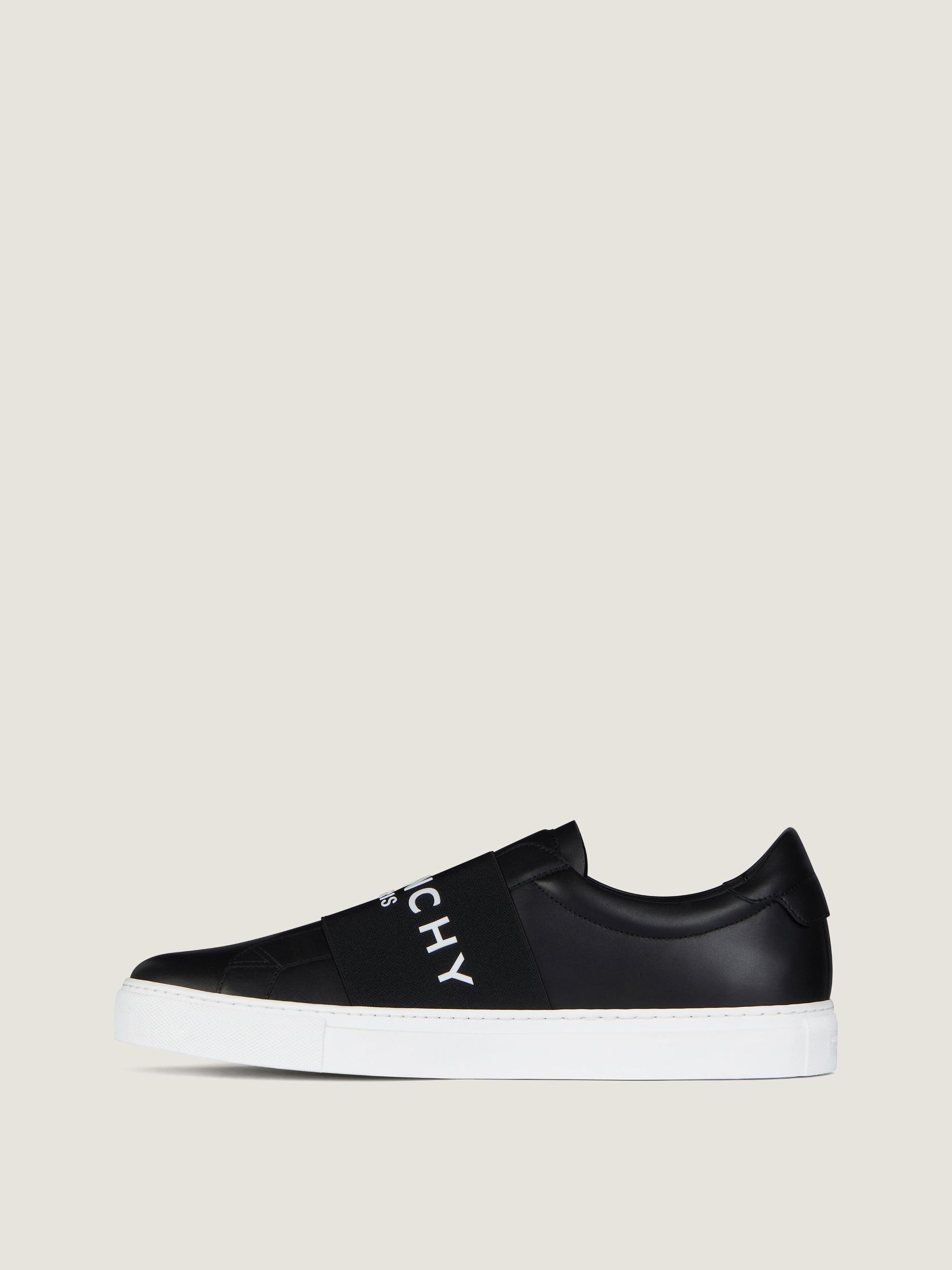 Urban Street sneakers in leather with elastic band Product Image