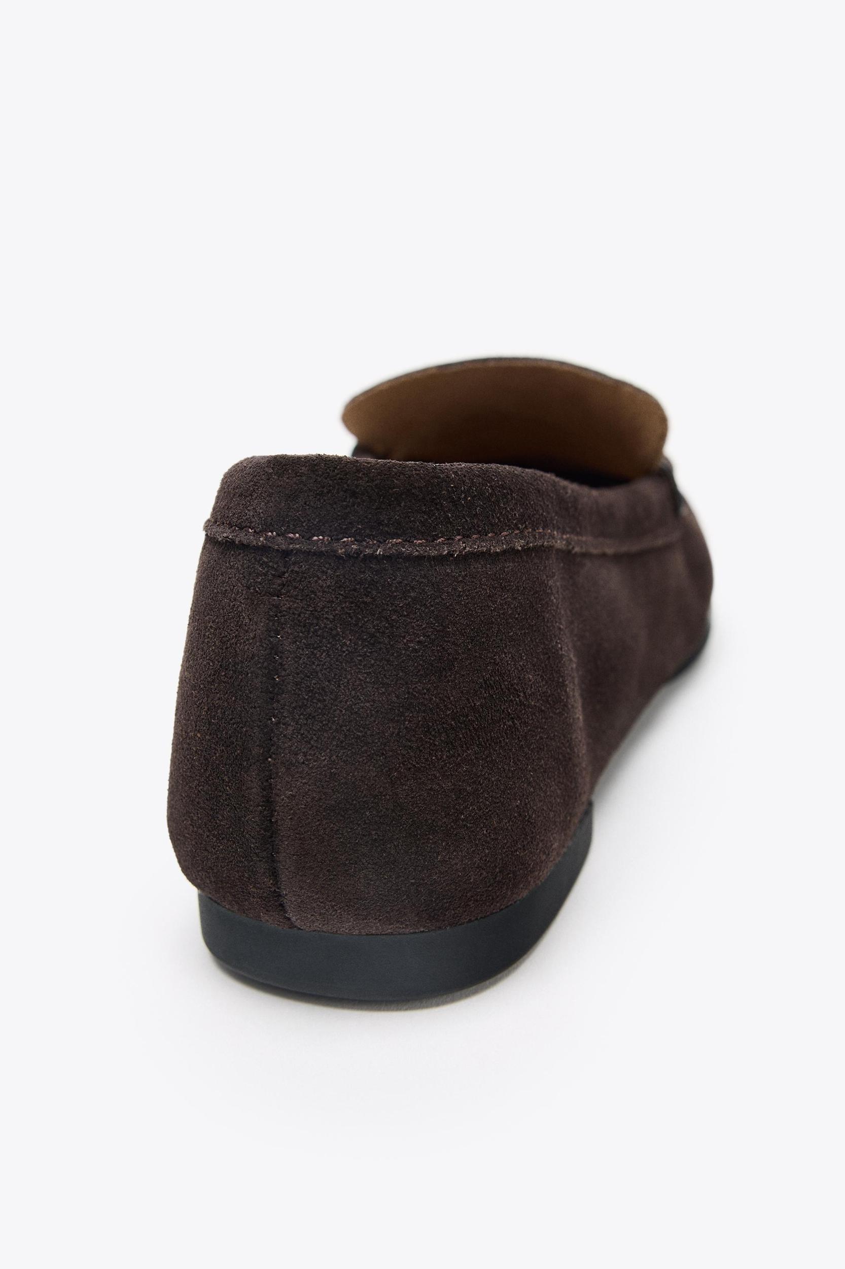 SPLIT LEATHER LOAFERS Product Image